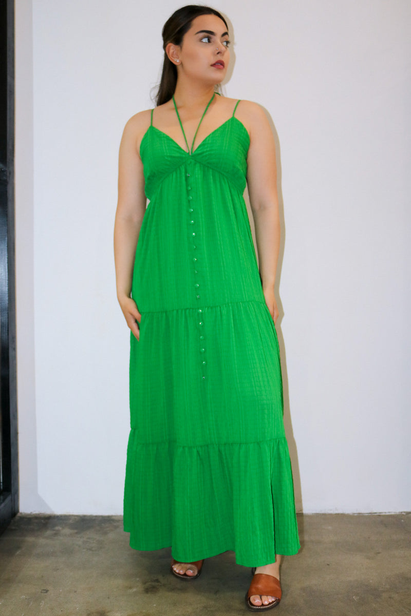 Macarena Dress-Green