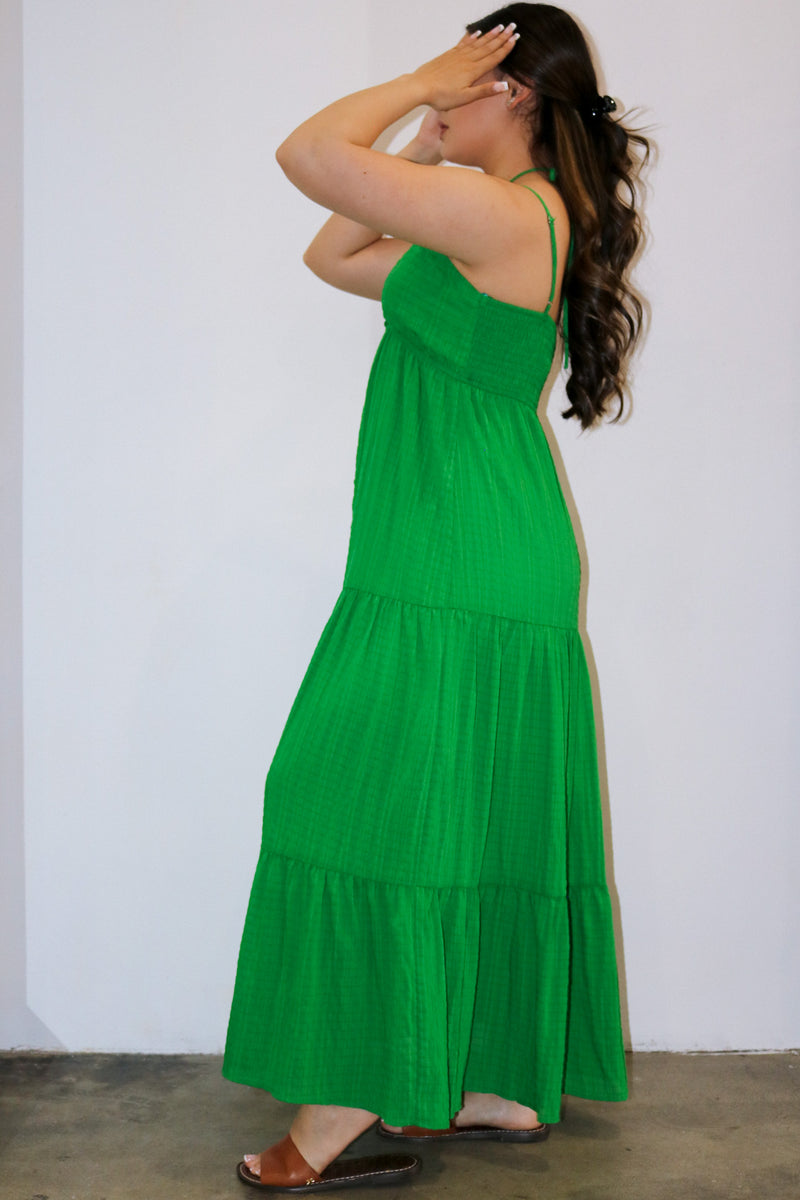 Macarena Dress-Green