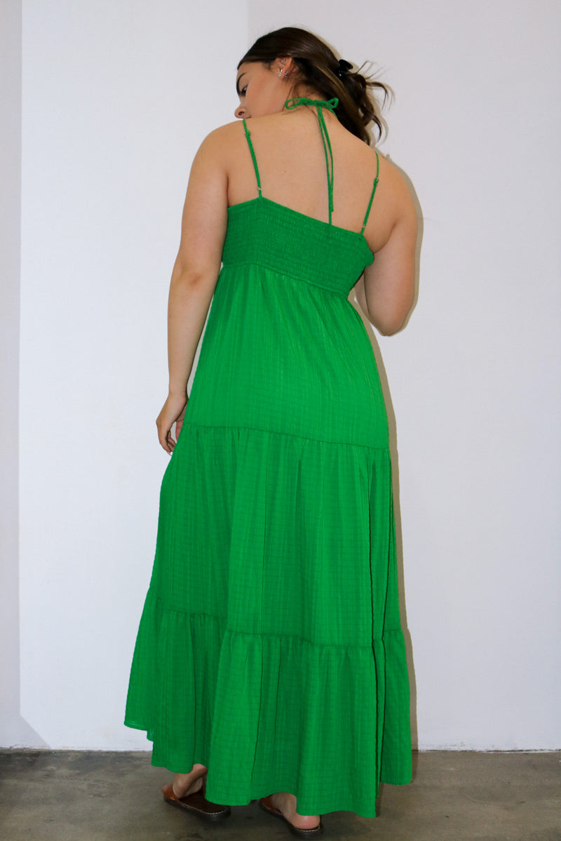 Macarena Dress-Green