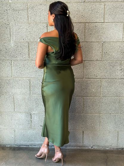 Sienna Dress-Green Tea