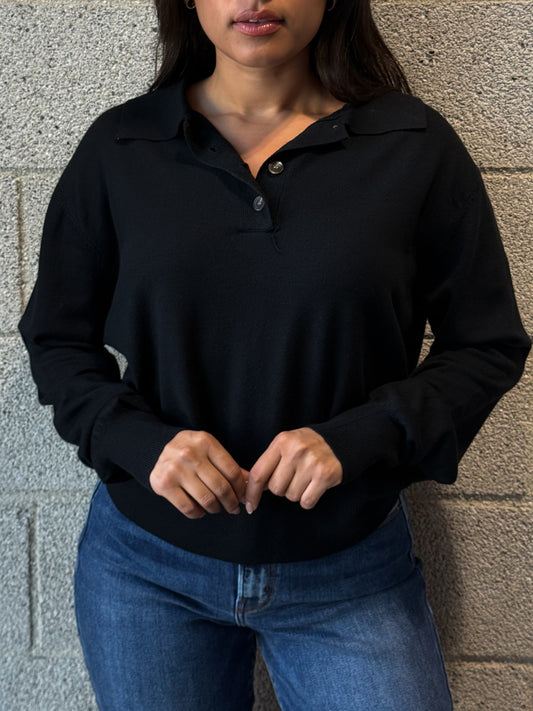 Harper Sweater-Black