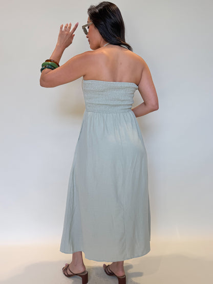 Calista Dress-Dusty Sage