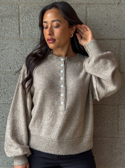 Lennox Sweater-Khaki