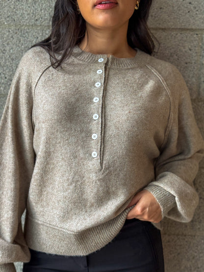 Lennox Sweater-Khaki