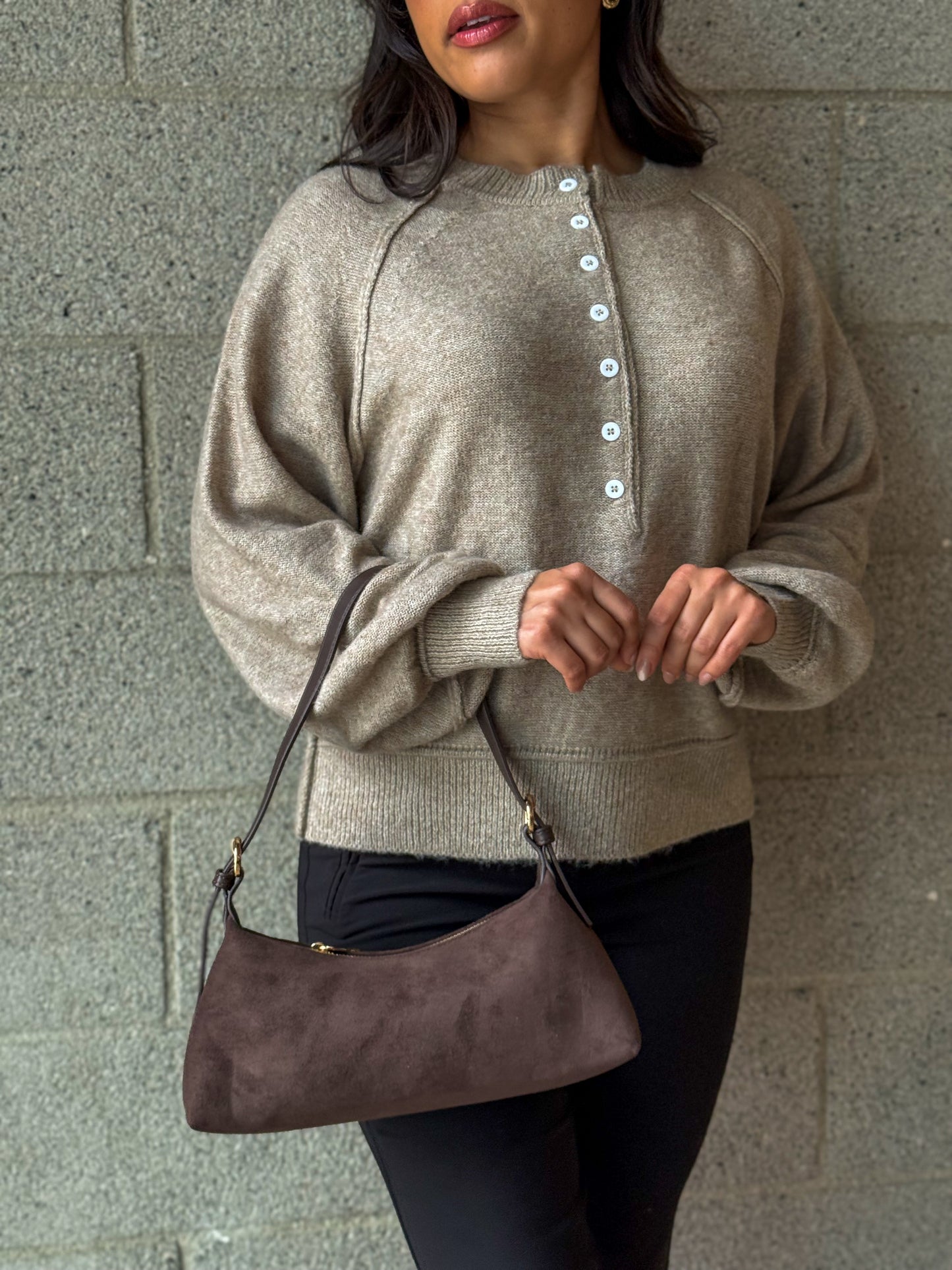 Lennox Sweater-Khaki