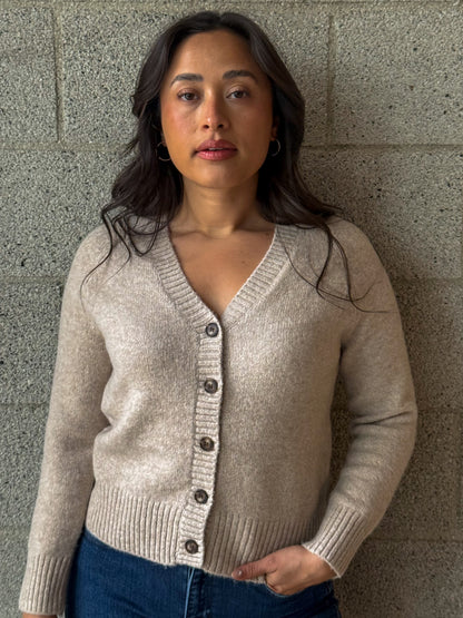 Montana Cardigan-Khaki