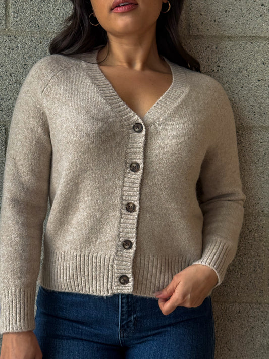 Montana Cardigan-Khaki
