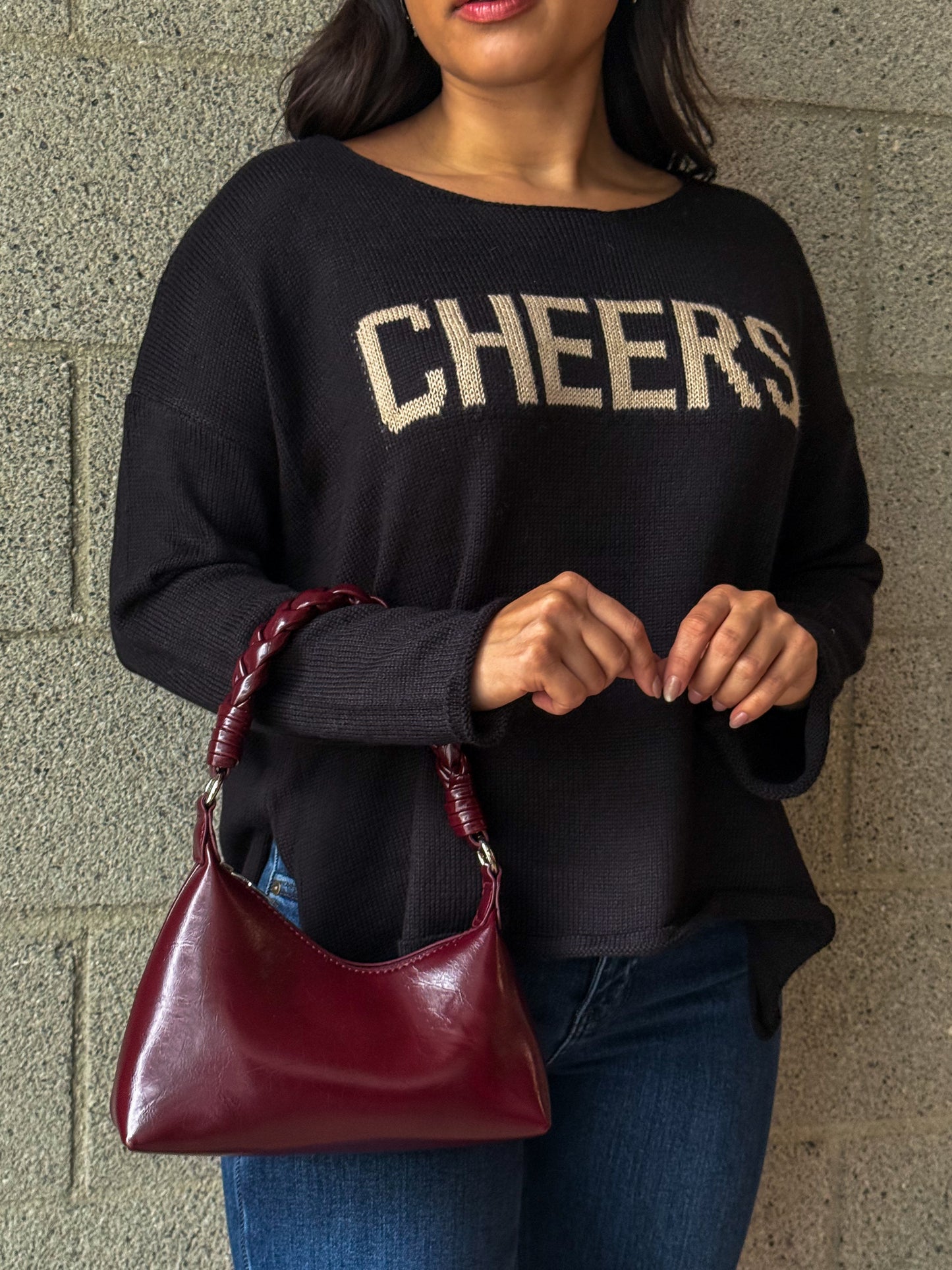 Current Mood Bag-Burgundy