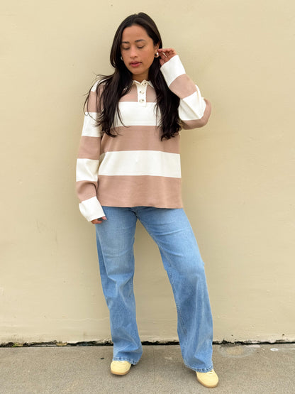 Breakpoint Sweater-Cream