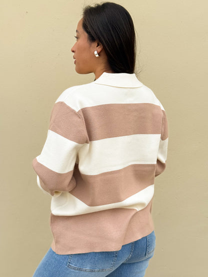 Breakpoint Sweater-Cream
