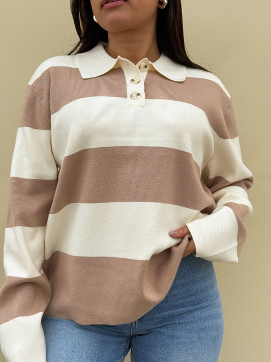 Breakpoint Sweater-Cream