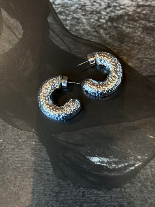 Museo Earrings-Silver