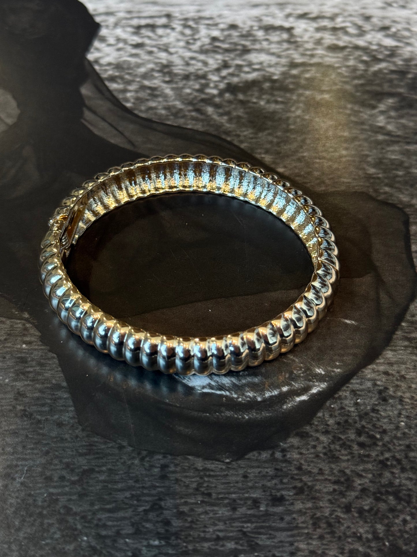 Fine Line Bracelet-Gold