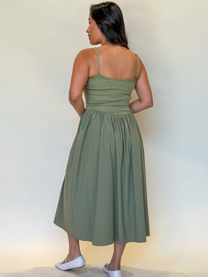 Jenna Dress-Olive