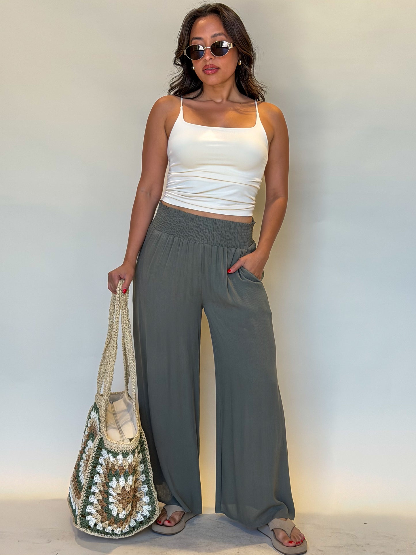 Never Miss Pant-Olive