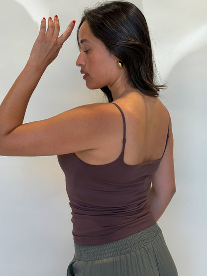 Linea Top-Brown