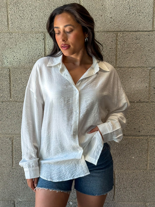 Throw Over Top-White
