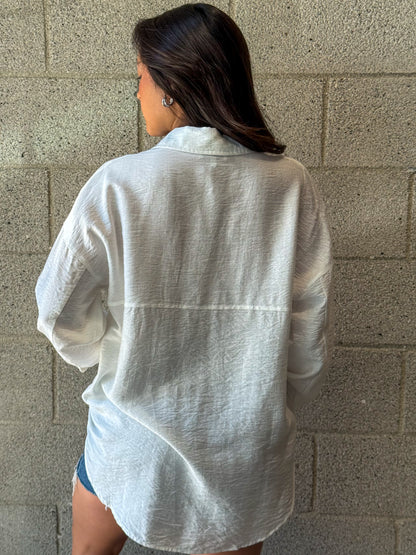 Throw Over Top-White