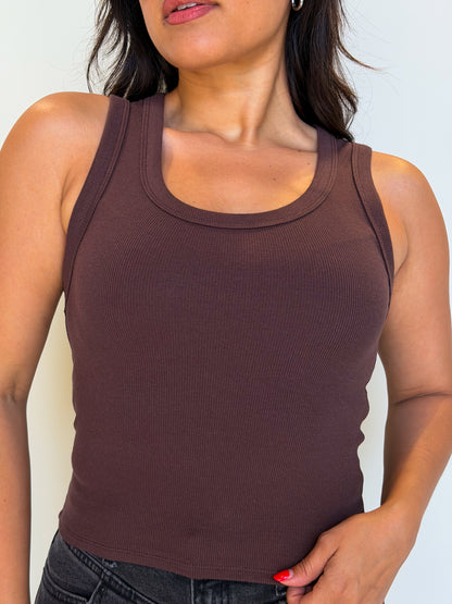 Fresh Air Tank-Brown