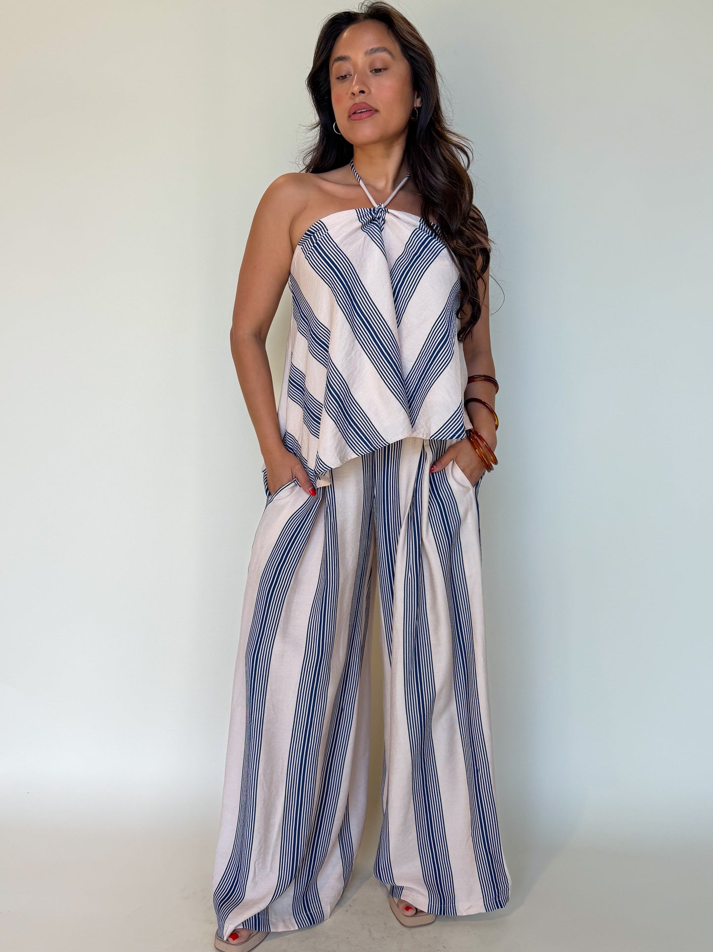 Sorelle Set-Natural Navy