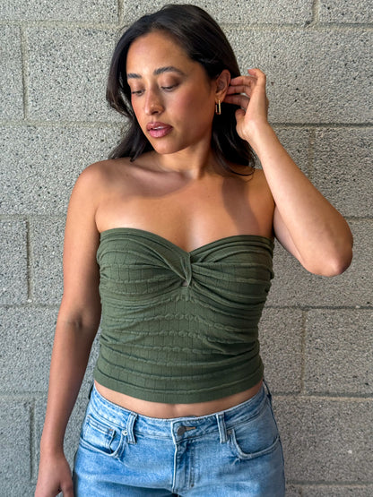 Noelle Top-Olive