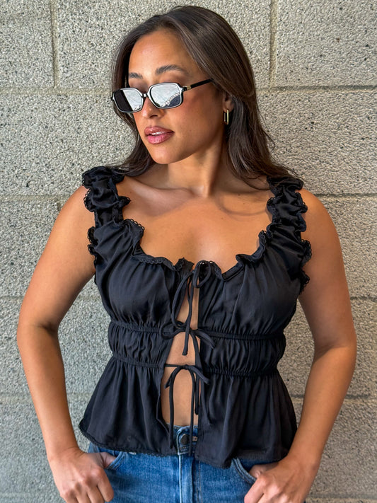 Petra Top-Black