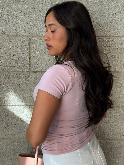 Soft Square Top-Blush