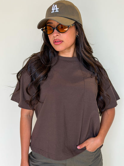Elora Top-Brown
