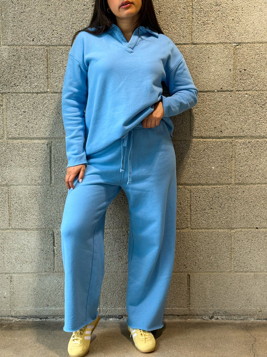 Relax + Flow Set-Denim Drift