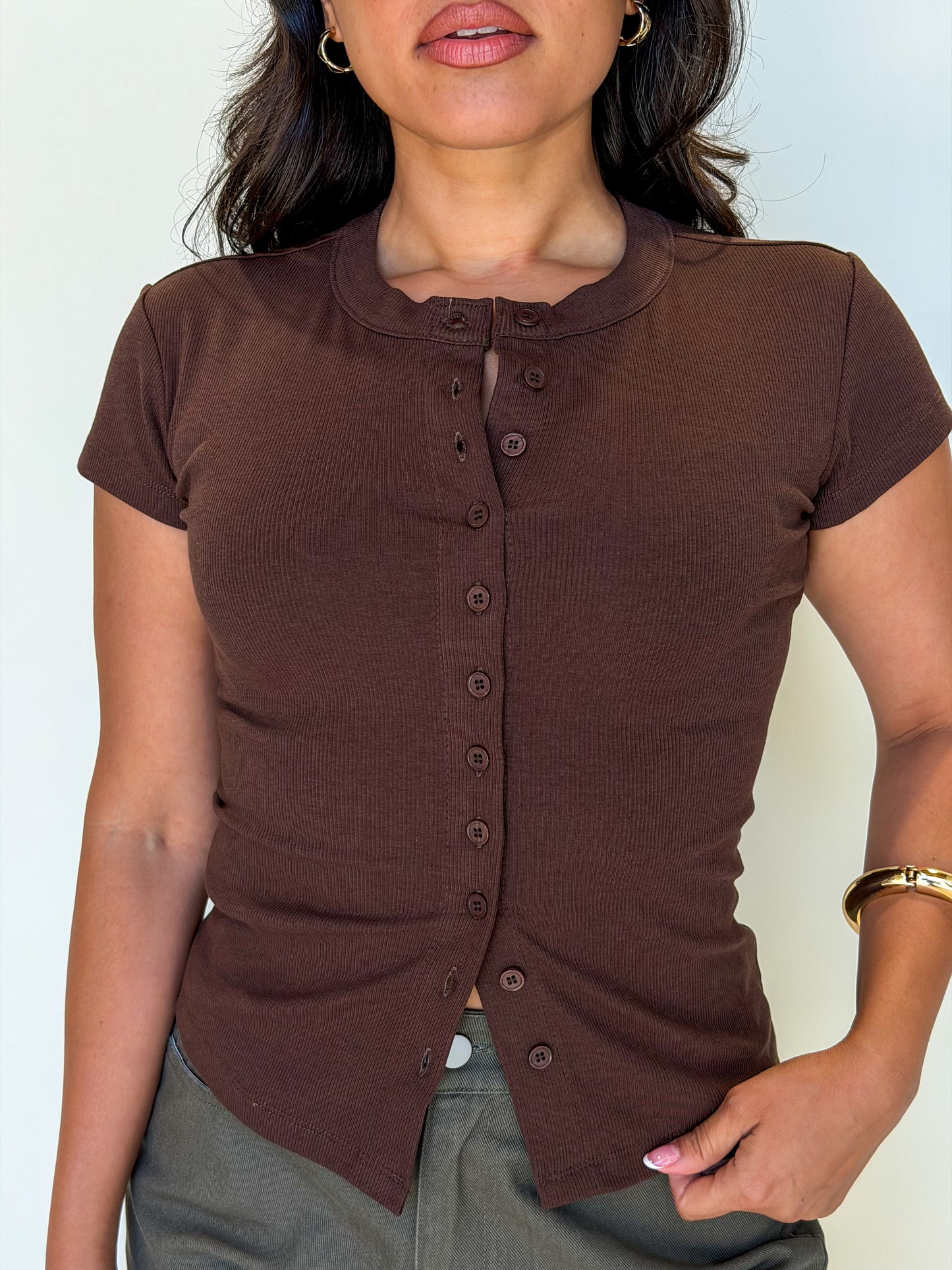 Shape Up Top-Brown