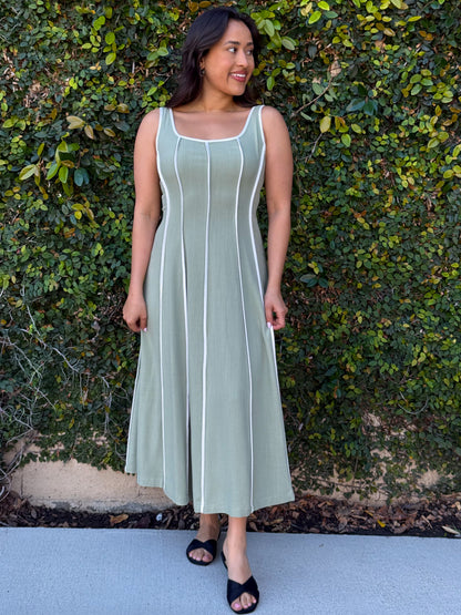 Persia Dress-Sage