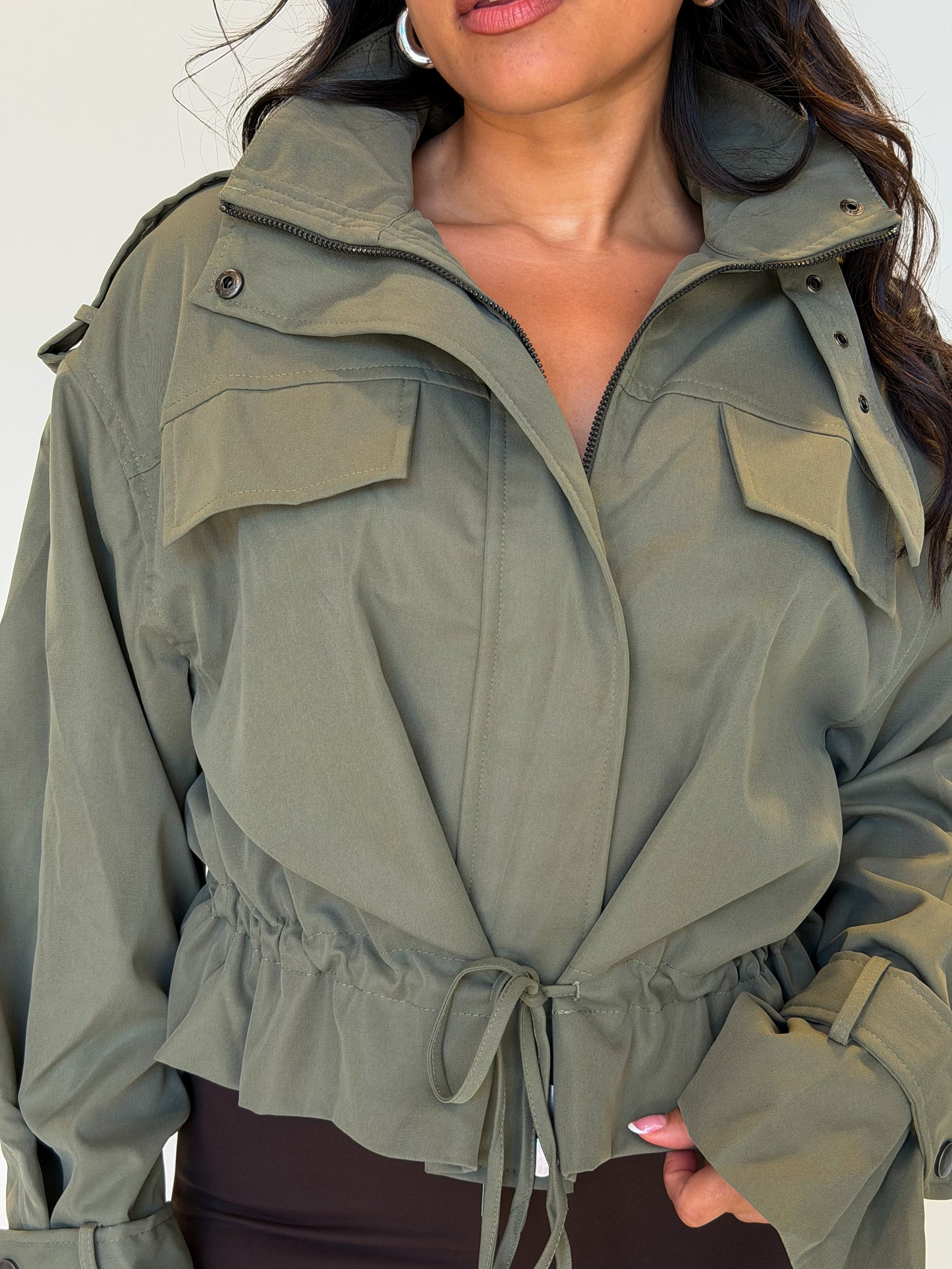 Edge Jacket-Olive
