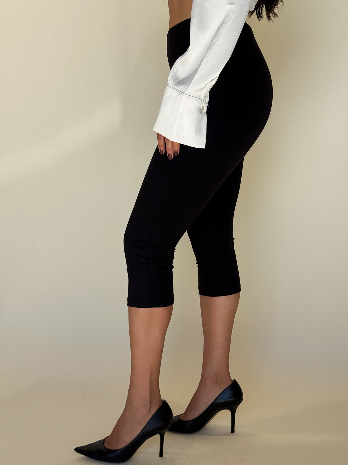 Pull In Capri-Black