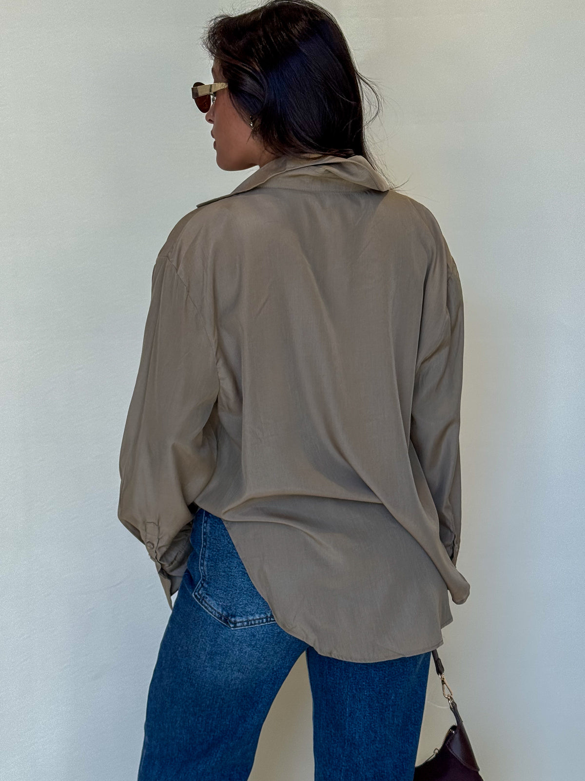 She’s Classy Top-Taupe