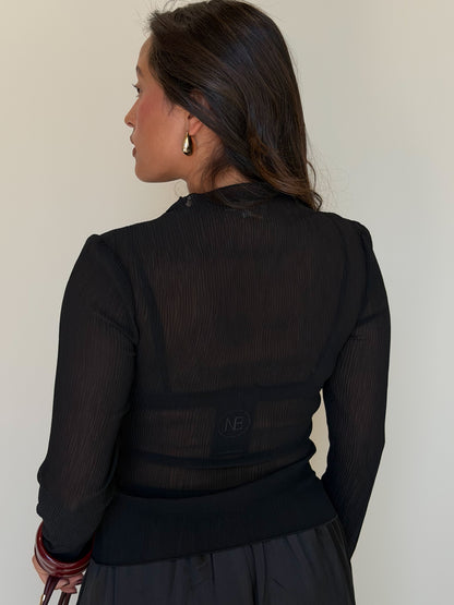 In Between Top-Black