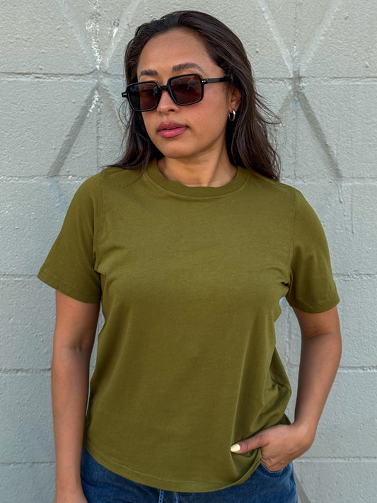 Dara Top-Moss Green