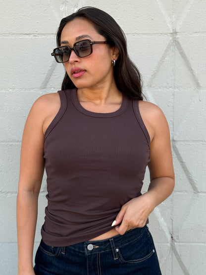 True Fit Top-Brown