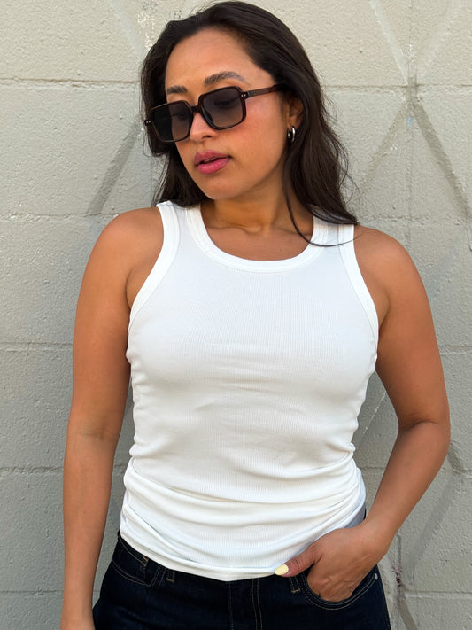 True Fit Top-White
