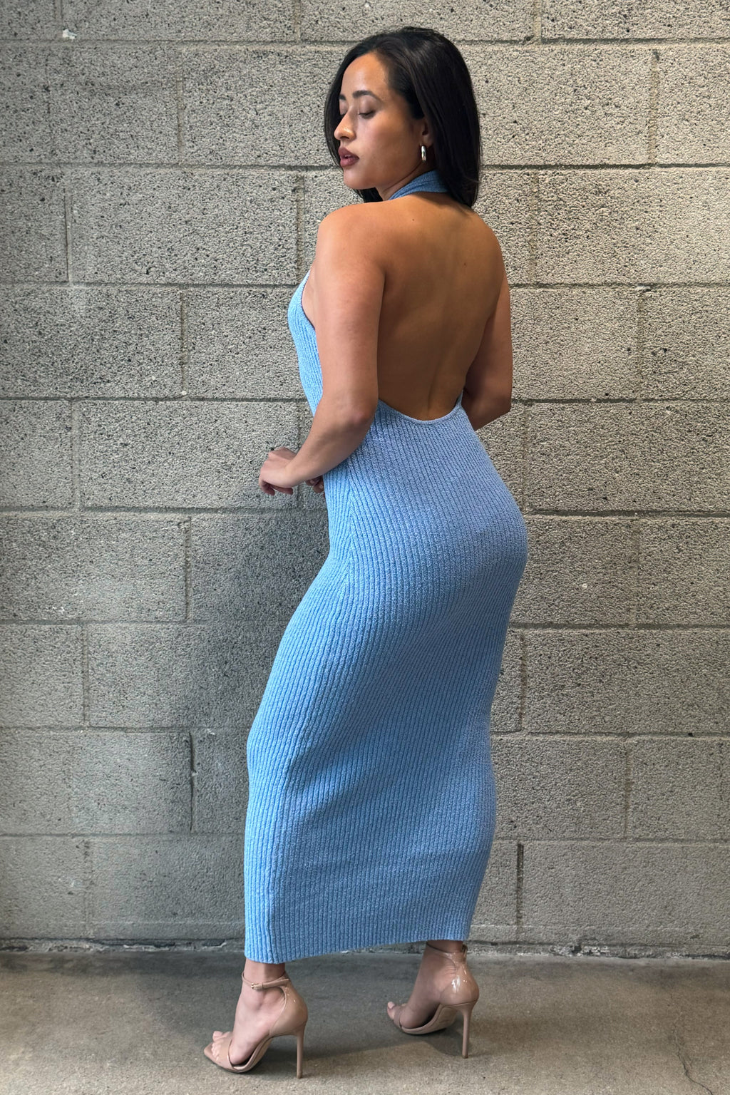 Fina Dress-Blue