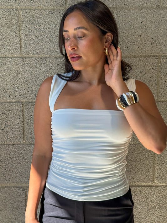 Camila Top-White