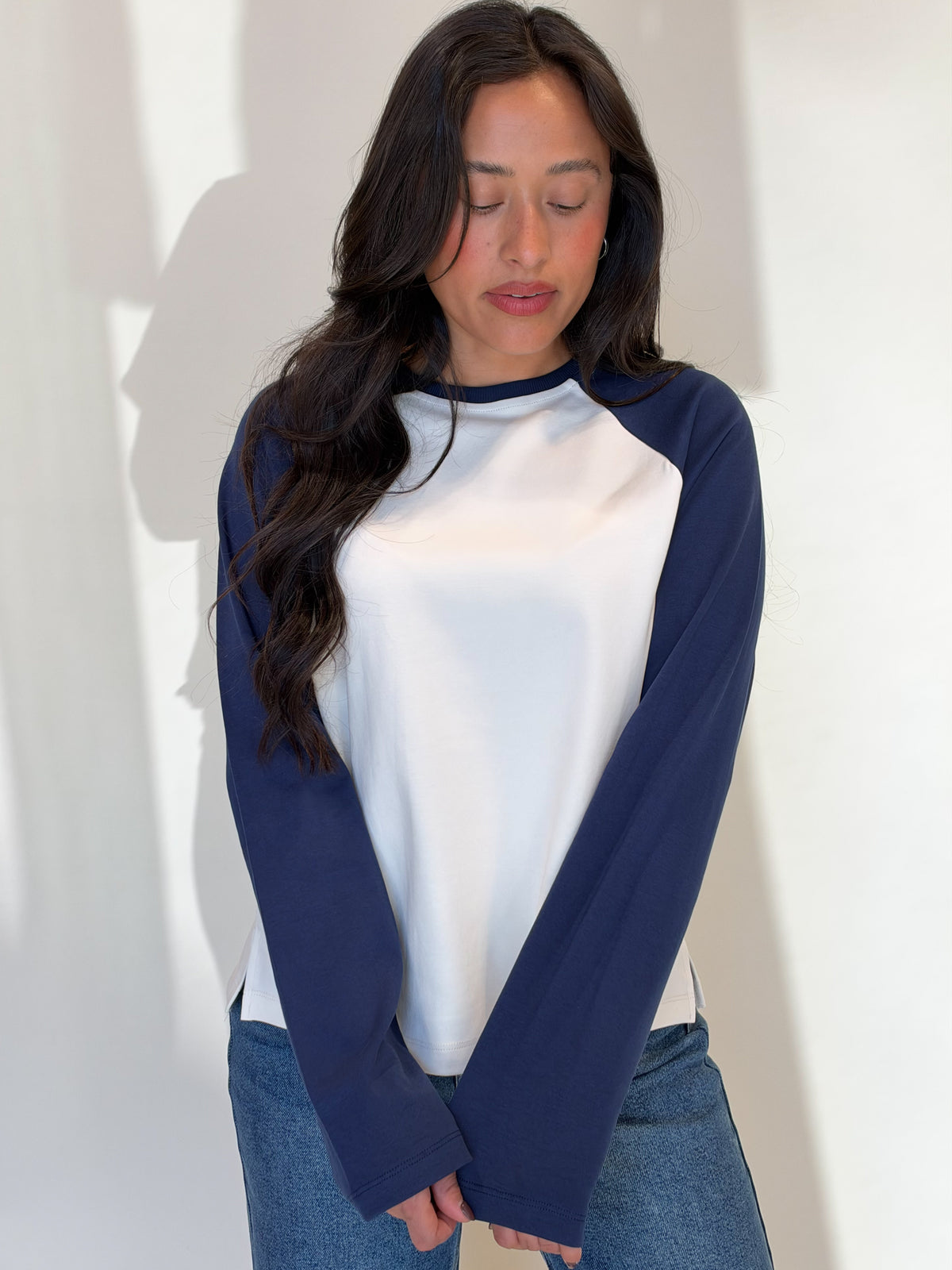 Freddie Top-Ivory/Navy