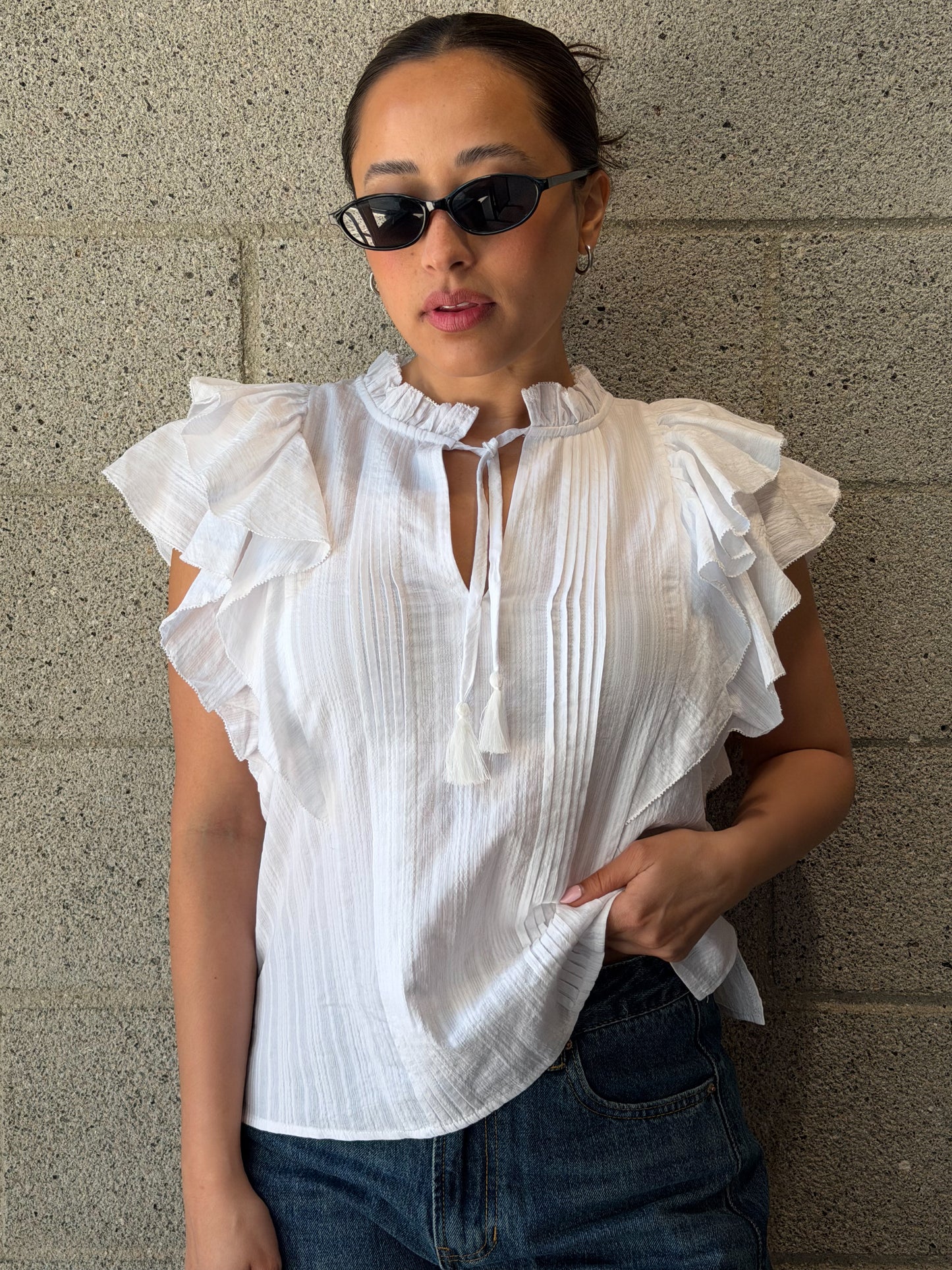 Caia Top-White