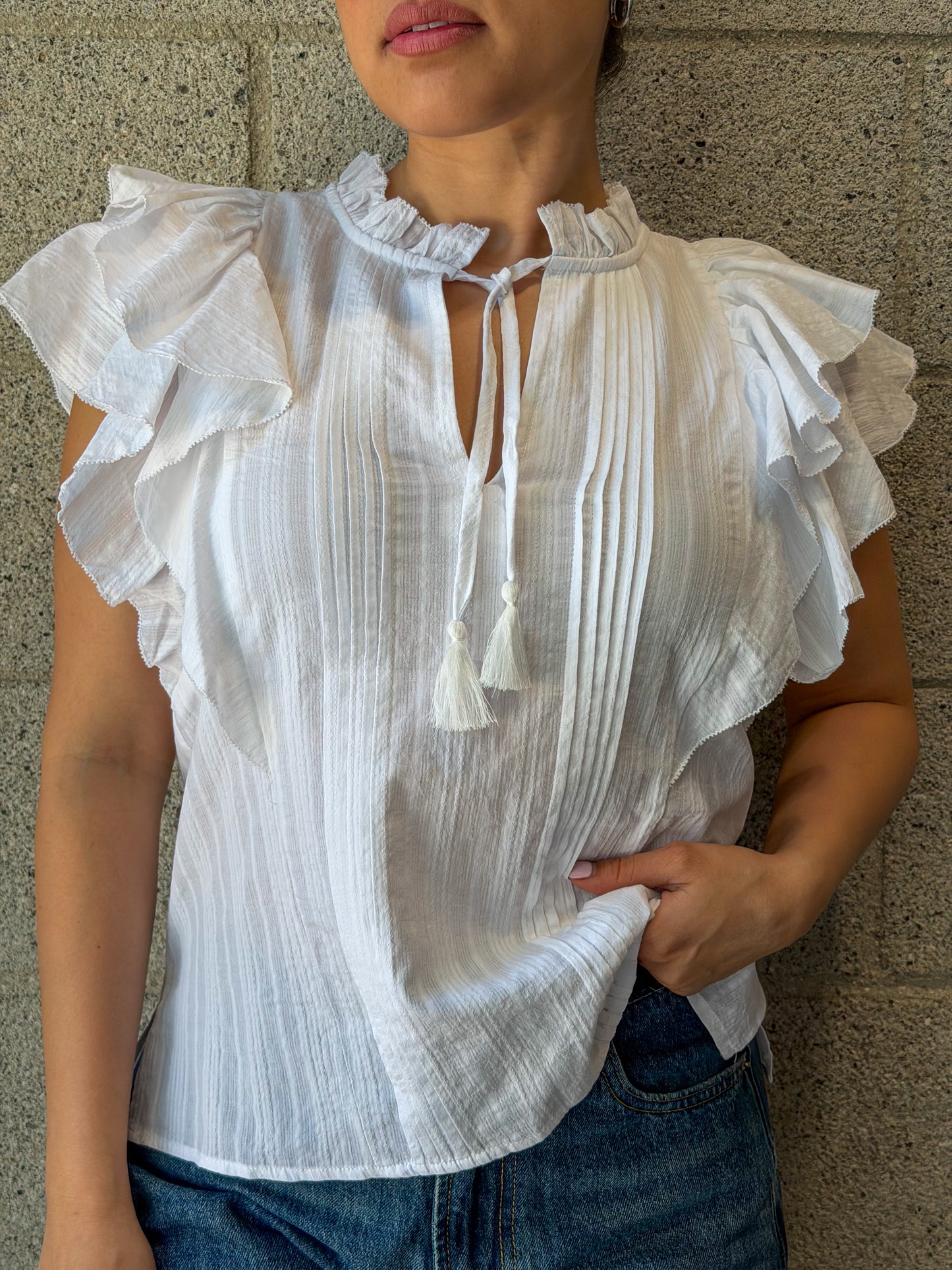 Caia Top-White