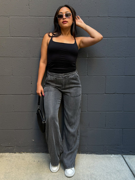 Silverlake Pant-Washed Black