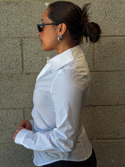 She Means Biz Top-White