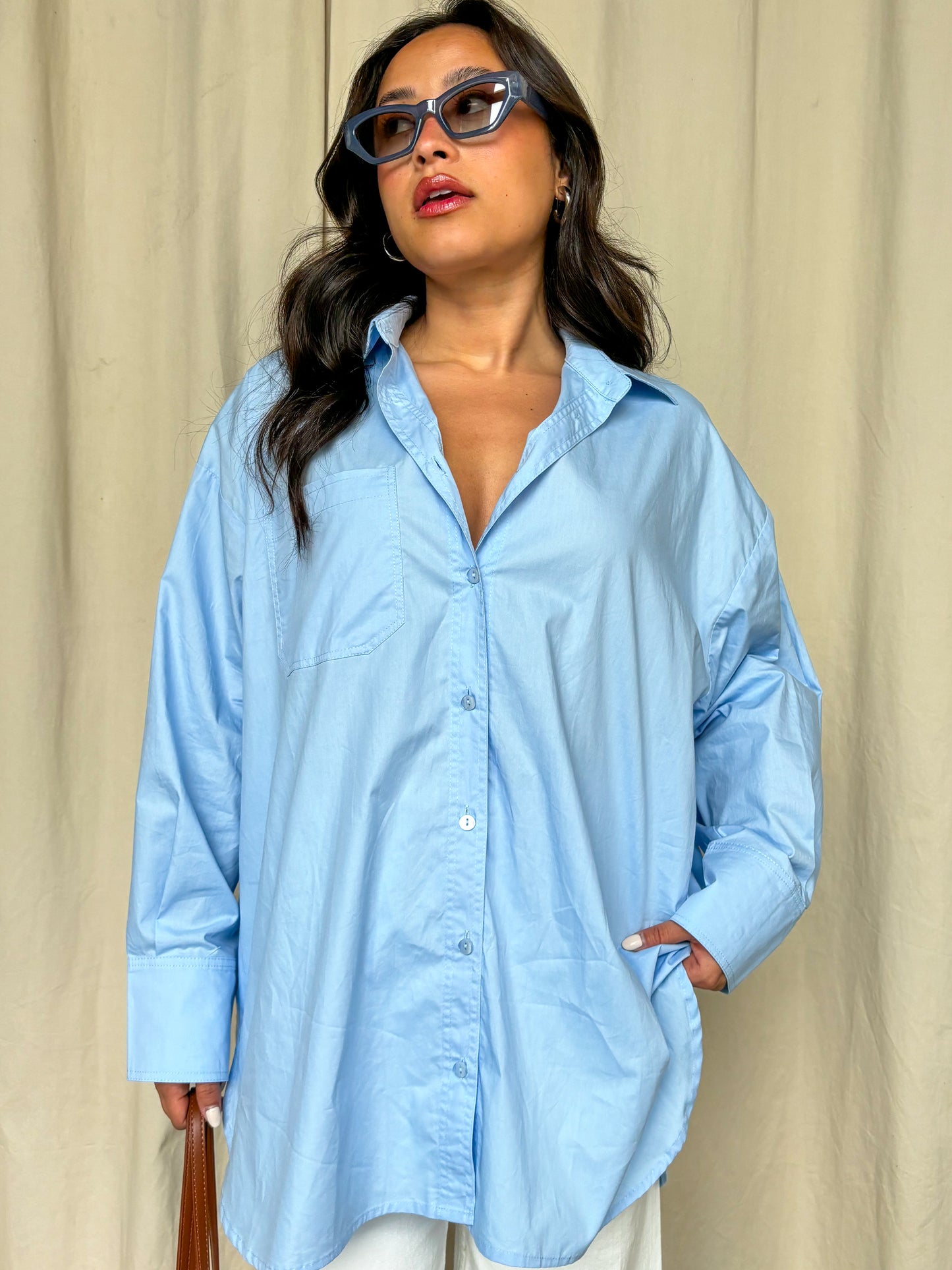 Work + Play Top-Blue