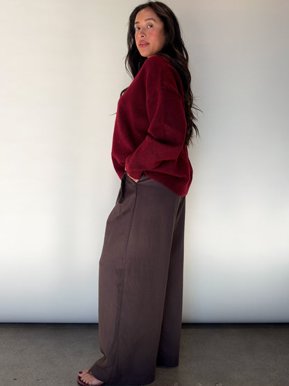Tailor Pant-Chocolate