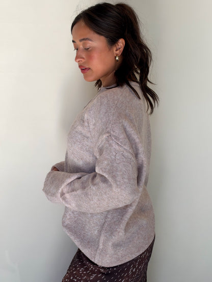 Clear Skies Cardigan-Beige