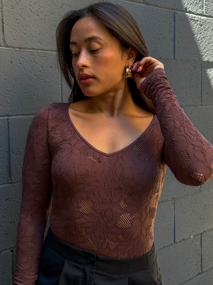 Monaco Bodysuit-French Roast