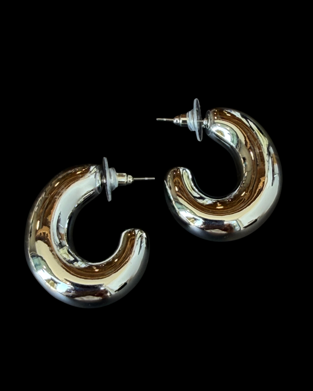 Nica Earrings-Silver